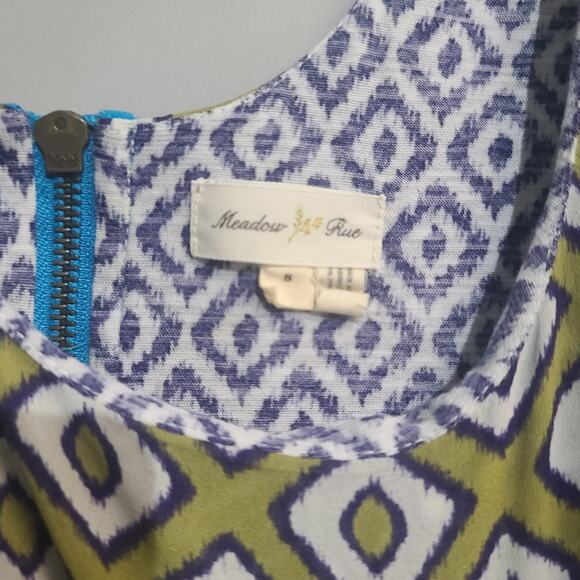 Anthropologie Meadow Rue Throughway Layered Tank Top Green Blue Size S - Picture 4 of 5